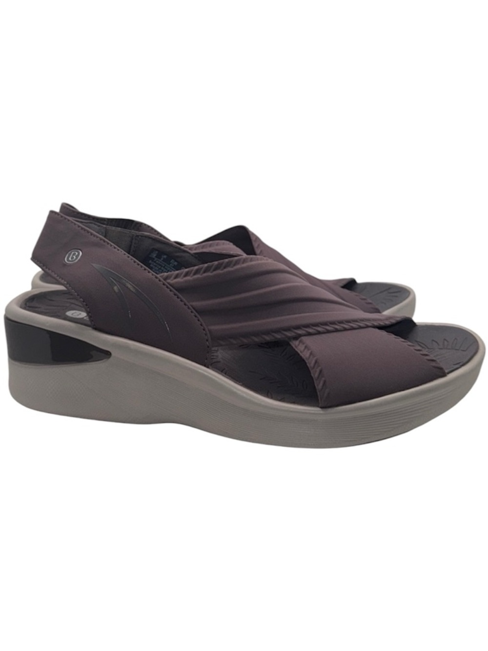 Bzees Sunset Wedge Sandals w Slingback Ankle Strap Women’s 11